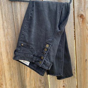 High Waisted Pistola Black Skinny Jeans